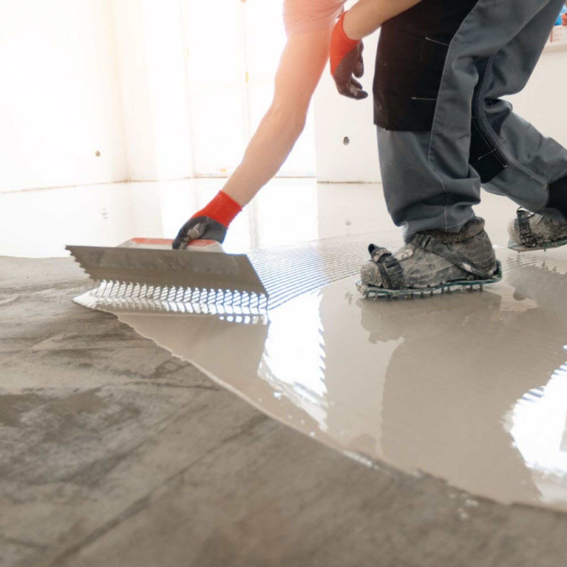 Self-leveling floors